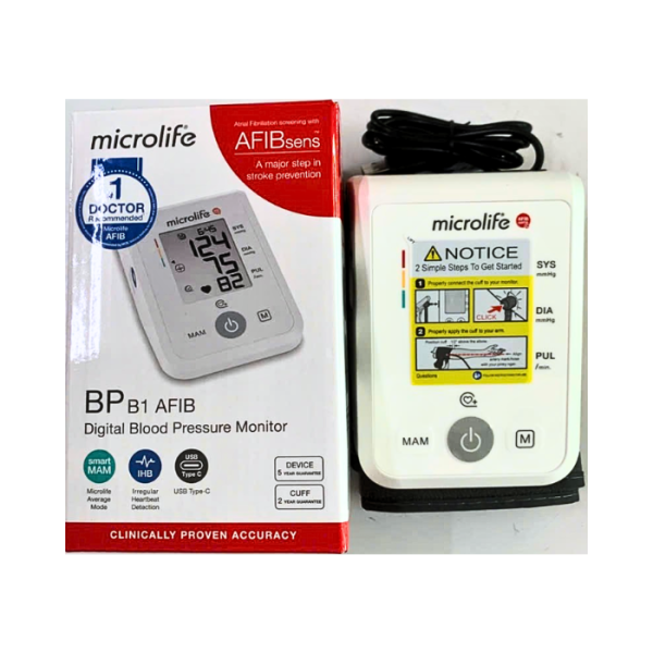 Máy đo huyết áp bắp tay Microlife BP B1 AFIB