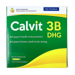 Calvit 3B DHG - Dung dịch uống tăng cường sức khỏe, bổ sung canxi (Hộp 10 ống)