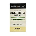 Mason Natural Milk Thistle - Giải độc gan, hỗ trợ chức năng gan khỏe mạnh (Hộp 60 viên)