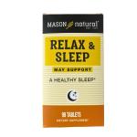 Mason Natural Relax & Sleep - Hỗ trợ trị mất ngủ, lo âu, stress (Lọ 90 viên)